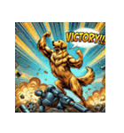 ゴールデンレトリーバー【最強・アメコミ】（個別スタンプ：39）