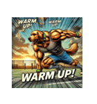 ゴールデンレトリーバー【最強・アメコミ】（個別スタンプ：40）