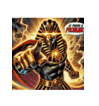 ツタンカーメン【超大迫力アメコミ】（個別スタンプ：1）