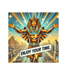 ツタンカーメン【超大迫力アメコミ】（個別スタンプ：4）