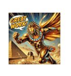 ツタンカーメン【超大迫力アメコミ】（個別スタンプ：12）