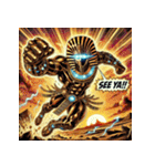 ツタンカーメン【超大迫力アメコミ】（個別スタンプ：24）