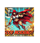 最強赤ずきん【アメコミ風】（個別スタンプ：1）