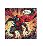 最強赤ずきん【アメコミ風】（個別スタンプ：9）