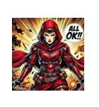 最強赤ずきん【アメコミ風】（個別スタンプ：14）