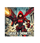 最強赤ずきん【アメコミ風】（個別スタンプ：20）