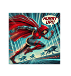 最強赤ずきん【アメコミ風】（個別スタンプ：24）