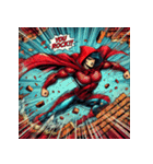 最強赤ずきん【アメコミ風】（個別スタンプ：36）