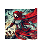 最強赤ずきん【アメコミ風】（個別スタンプ：40）