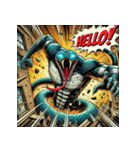 蛇無双。（個別スタンプ：2）