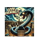 蛇無双。（個別スタンプ：4）