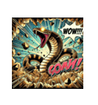 蛇無双。（個別スタンプ：6）