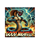 蛇無双。（個別スタンプ：7）