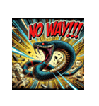 蛇無双。（個別スタンプ：9）