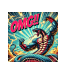 蛇無双。（個別スタンプ：10）