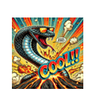 蛇無双。（個別スタンプ：16）