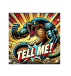 蛇無双。（個別スタンプ：17）