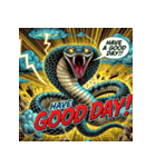 蛇無双。（個別スタンプ：22）