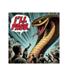 蛇無双。（個別スタンプ：27）