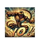 蛇無双。（個別スタンプ：30）