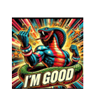 蛇無双。（個別スタンプ：33）