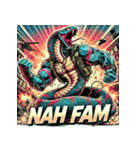 蛇無双。（個別スタンプ：34）