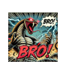 蛇無双。（個別スタンプ：35）