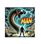 蛇無双。（個別スタンプ：36）