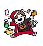 年末年始、やる事多すぎイイィーーッ！(赤)（個別スタンプ：1）