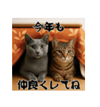 毎年使える♡ロシアンブルーの年末年始（個別スタンプ：13）