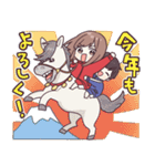 めでたカワイイ♡あけおめジャージちゃん（個別スタンプ：3）