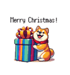 冬 年末年始のふとっちょ柴犬 ずっと使える（個別スタンプ：18）