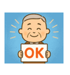 あけおめ快活シニア【謹賀新年/じいじ】（個別スタンプ：9）