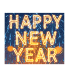 【飛び出す】年末年始＆あけおめスタンプ（個別スタンプ：2）