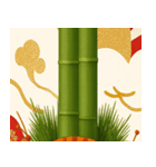 長すぎる門松【ドッキリ/謹賀新年】（個別スタンプ：20）