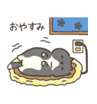 ☆とろけるネコのお正月☆ハチワレ（個別スタンプ：22）