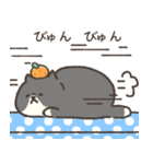 ☆とろけるネコのお正月☆ハチワレ（個別スタンプ：30）