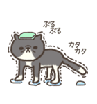 ☆とろけるネコのお正月☆ハチワレ（個別スタンプ：38）