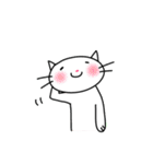 しろねこが新年をお祝いするよ！2026（個別スタンプ：27）