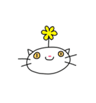 しろねこが新年をお祝いするよ！2026（個別スタンプ：35）