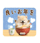 名入れ☆癒しポメの毎年使える年賀状（個別スタンプ：38）