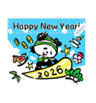 日々パンダ7(新年2026)（個別スタンプ：4）