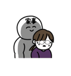 年末年始、やる事多すぎイイィーーッ！(紫)（個別スタンプ：7）