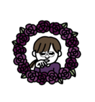 年末年始、やる事多すぎイイィーーッ！(紫)（個別スタンプ：36）