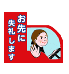 キッチンカー シリーズ 赤いキッチンカー（個別スタンプ：5）