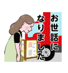 キッチンカー シリーズ 赤いキッチンカー（個別スタンプ：6）