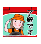 キッチンカー シリーズ 赤いキッチンカー（個別スタンプ：8）