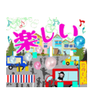 キッチンカー シリーズ 赤いキッチンカー（個別スタンプ：20）