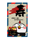 ニワトリ de あーる★ビッグなお正月2026（個別スタンプ：25）