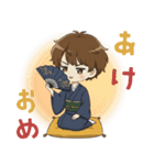 【2026年】新年あけおめ♡茶髪ボーイ（個別スタンプ：3）